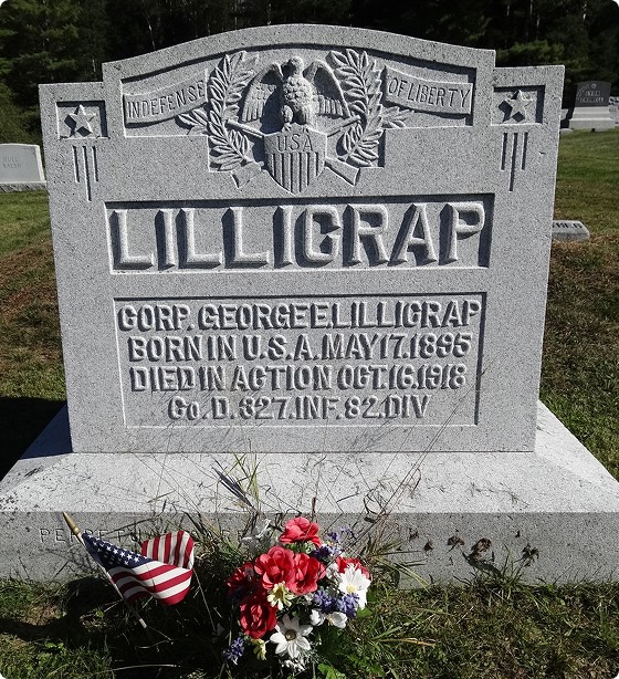 George E. Lillicrap headstone