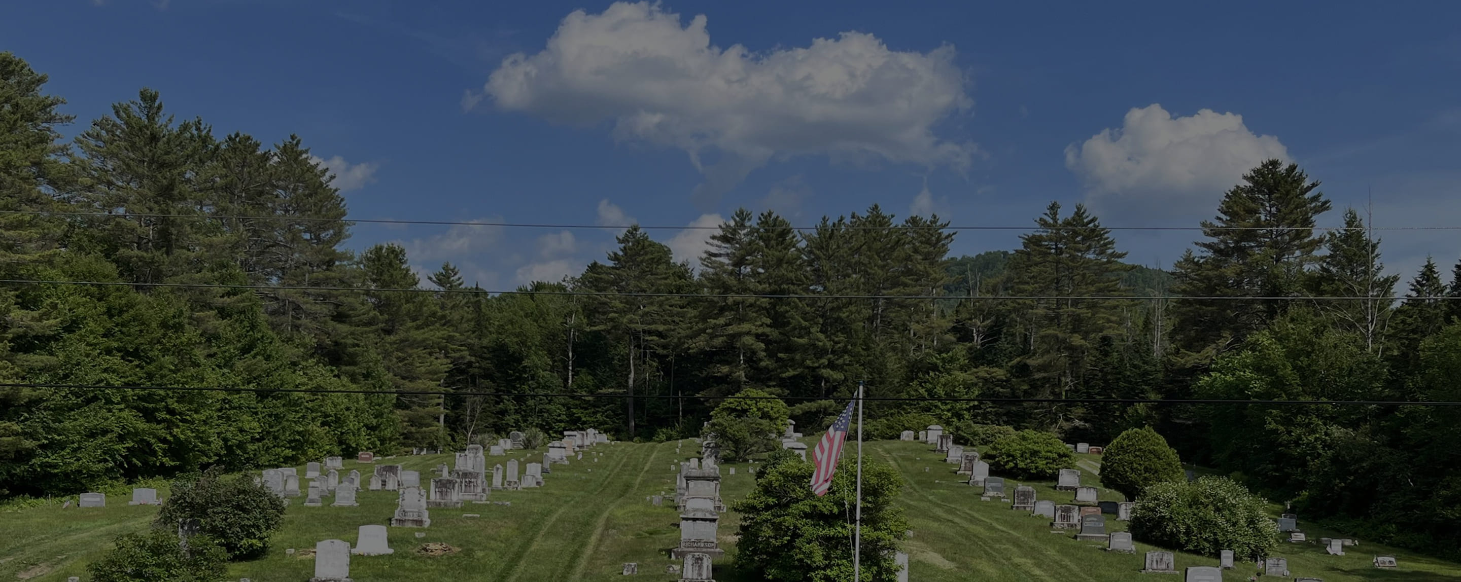 View of the Concord Cemeteries